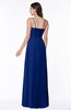 ColsBM Kaitlyn Sodalite Blue Cinderella A-line Sleeveless Chiffon Floor Length Ruching Plus Size Bridesmaid Dresses