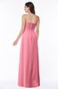 ColsBM Kaitlyn Watermelon Cinderella A-line Sleeveless Chiffon Floor Length Ruching Plus Size Bridesmaid Dresses