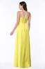 ColsBM Kaitlyn Yellow Iris Cinderella A-line Sleeveless Chiffon Floor Length Ruching Plus Size Bridesmaid Dresses