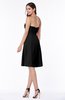 ColsBM Ember Black Modern Sleeveless Zipper Chiffon Ruching Plus Size Bridesmaid Dresses