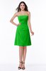 ColsBM Ember Classic Green Modern Sleeveless Zipper Chiffon Ruching Plus Size Bridesmaid Dresses