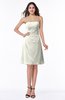 ColsBM Ember Cream Modern Sleeveless Zipper Chiffon Ruching Plus Size Bridesmaid Dresses