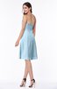 ColsBM Ember Ice Blue Modern Sleeveless Zipper Chiffon Ruching Plus Size Bridesmaid Dresses
