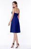 ColsBM Ember Nautical Blue Modern Sleeveless Zipper Chiffon Ruching Plus Size Bridesmaid Dresses