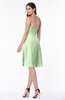 ColsBM Ember Pale Green Modern Sleeveless Zipper Chiffon Ruching Plus Size Bridesmaid Dresses