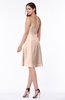 ColsBM Ember Peach Puree Modern Sleeveless Zipper Chiffon Ruching Plus Size Bridesmaid Dresses