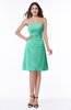 ColsBM Ember Seafoam Green Modern Sleeveless Zipper Chiffon Ruching Plus Size Bridesmaid Dresses