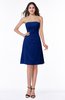 ColsBM Ember Sodalite Blue Modern Sleeveless Zipper Chiffon Ruching Plus Size Bridesmaid Dresses