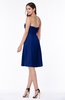 ColsBM Ember Sodalite Blue Modern Sleeveless Zipper Chiffon Ruching Plus Size Bridesmaid Dresses