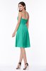 ColsBM Ember Viridian Green Modern Sleeveless Zipper Chiffon Ruching Plus Size Bridesmaid Dresses