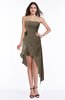 ColsBM Sequoia Carafe Brown Gorgeous A-line Strapless Asymmetric Ruching Plus Size Bridesmaid Dresses