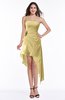 ColsBM Sequoia Gold Gorgeous A-line Strapless Asymmetric Ruching Plus Size Bridesmaid Dresses