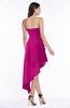 ColsBM Sequoia Hot Pink Gorgeous A-line Strapless Asymmetric Ruching Plus Size Bridesmaid Dresses