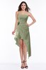 ColsBM Sequoia Moss Green Gorgeous A-line Strapless Asymmetric Ruching Plus Size Bridesmaid Dresses
