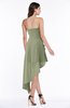 ColsBM Sequoia Moss Green Gorgeous A-line Strapless Asymmetric Ruching Plus Size Bridesmaid Dresses