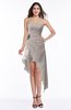 ColsBM Sequoia Mushroom Gorgeous A-line Strapless Asymmetric Ruching Plus Size Bridesmaid Dresses