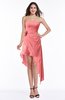 ColsBM Sequoia Shell Pink Gorgeous A-line Strapless Asymmetric Ruching Plus Size Bridesmaid Dresses
