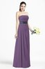 ColsBM Karlee Chinese Violet Glamorous Empire Strapless Chiffon Floor Length Sash Plus Size Bridesmaid Dresses