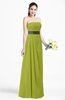 ColsBM Karlee Green Oasis Glamorous Empire Strapless Chiffon Floor Length Sash Plus Size Bridesmaid Dresses