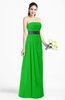 ColsBM Karlee Jasmine Green Glamorous Empire Strapless Chiffon Floor Length Sash Plus Size Bridesmaid Dresses
