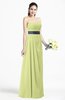 ColsBM Karlee Lime Green Glamorous Empire Strapless Chiffon Floor Length Sash Plus Size Bridesmaid Dresses