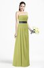 ColsBM Karlee Linden Green Glamorous Empire Strapless Chiffon Floor Length Sash Plus Size Bridesmaid Dresses