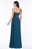 ColsBM Karlee Moroccan Blue Glamorous Empire Strapless Chiffon Floor Length Sash Plus Size Bridesmaid Dresses