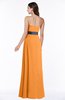 ColsBM Karlee Orange Glamorous Empire Strapless Chiffon Floor Length Sash Plus Size Bridesmaid Dresses
