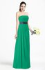 ColsBM Karlee Sea Green Glamorous Empire Strapless Chiffon Floor Length Sash Plus Size Bridesmaid Dresses