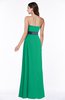 ColsBM Karlee Sea Green Glamorous Empire Strapless Chiffon Floor Length Sash Plus Size Bridesmaid Dresses
