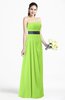 ColsBM Karlee Sharp Green Glamorous Empire Strapless Chiffon Floor Length Sash Plus Size Bridesmaid Dresses