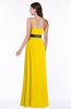 ColsBM Karlee Yellow Glamorous Empire Strapless Chiffon Floor Length Sash Plus Size Bridesmaid Dresses
