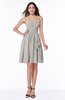 ColsBM Elsa Ashes Of Roses Fairytale A-line Spaghetti Chiffon Knee Length Flower Plus Size Bridesmaid Dresses