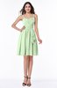 ColsBM Elsa Seacrest Fairytale A-line Spaghetti Chiffon Knee Length Flower Plus Size Bridesmaid Dresses