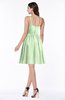 ColsBM Elsa Seacrest Fairytale A-line Spaghetti Chiffon Knee Length Flower Plus Size Bridesmaid Dresses