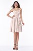 ColsBM Elsa Silver Peony Fairytale A-line Spaghetti Chiffon Knee Length Flower Plus Size Bridesmaid Dresses