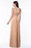 ColsBM Blythe Almost Apricot Romantic Empire Sleeveless Backless Floor Length Plus Size Bridesmaid Dresses