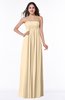 ColsBM Blythe Apricot Gelato Romantic Empire Sleeveless Backless Floor Length Plus Size Bridesmaid Dresses