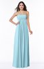 ColsBM Blythe Aqua Romantic Empire Sleeveless Backless Floor Length Plus Size Bridesmaid Dresses