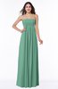 ColsBM Blythe Beryl Green Romantic Empire Sleeveless Backless Floor Length Plus Size Bridesmaid Dresses
