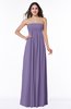ColsBM Blythe Chalk Violet Romantic Empire Sleeveless Backless Floor Length Plus Size Bridesmaid Dresses