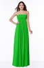 ColsBM Blythe Classic Green Romantic Empire Sleeveless Backless Floor Length Plus Size Bridesmaid Dresses