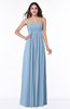 ColsBM Blythe Dusty Blue Romantic Empire Sleeveless Backless Floor Length Plus Size Bridesmaid Dresses
