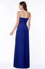 ColsBM Blythe Electric Blue Romantic Empire Sleeveless Backless Floor Length Plus Size Bridesmaid Dresses