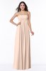 ColsBM Blythe Fresh Salmon Romantic Empire Sleeveless Backless Floor Length Plus Size Bridesmaid Dresses