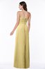 ColsBM Blythe Gold Romantic Empire Sleeveless Backless Floor Length Plus Size Bridesmaid Dresses