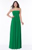 ColsBM Blythe Green Romantic Empire Sleeveless Backless Floor Length Plus Size Bridesmaid Dresses