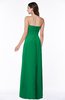 ColsBM Blythe Green Romantic Empire Sleeveless Backless Floor Length Plus Size Bridesmaid Dresses