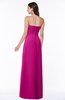 ColsBM Blythe Hot Pink Romantic Empire Sleeveless Backless Floor Length Plus Size Bridesmaid Dresses