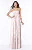 ColsBM Blythe Light Pink Romantic Empire Sleeveless Backless Floor Length Plus Size Bridesmaid Dresses
